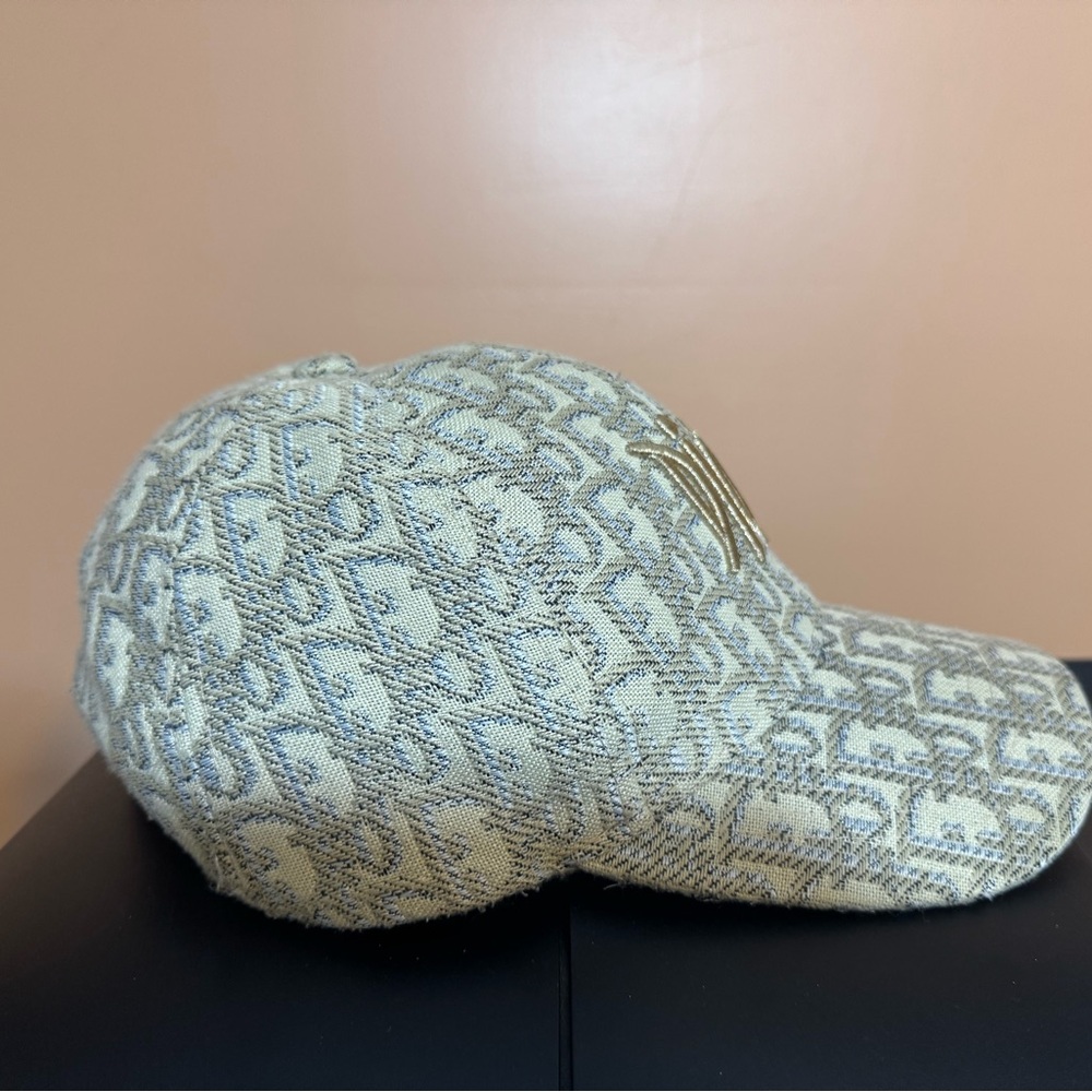 Christian Dior baseball Beige and Gray Cap